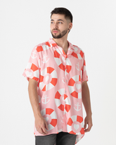 Camisa Hombre Salvavidas Rosada (Chalis)